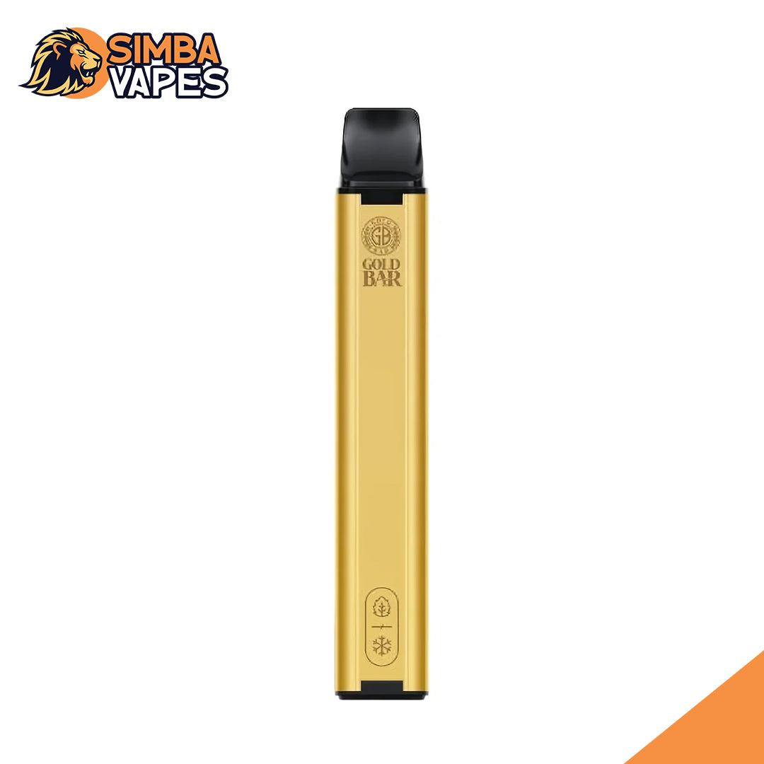 Gold Bar 600 Disposable Vape Puff