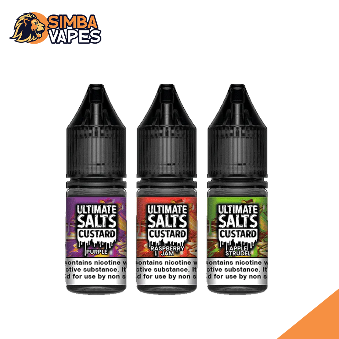 Ultimate Salts Custard 10ML Nic Salt (Pack Of 10)