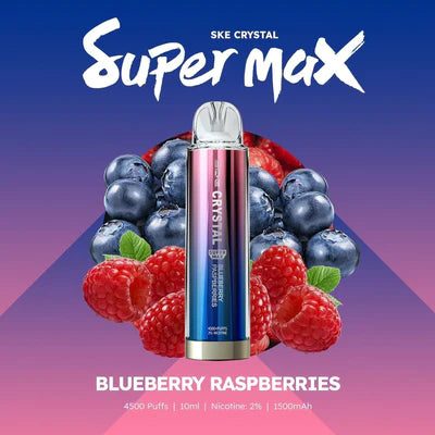 Ske Crystal Super Max 4500 Disposable Vape Pod Pack of 10