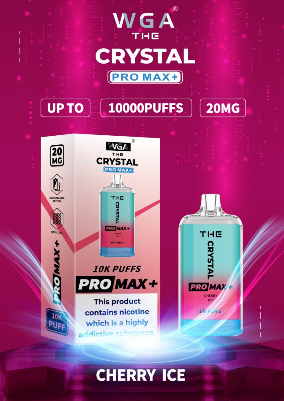 The Crystal Pro Max + 10000 Disposable Vape Pod