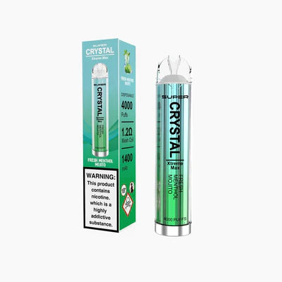 Super Crystal Xtreme Max 4000 Disposable Vape Pod