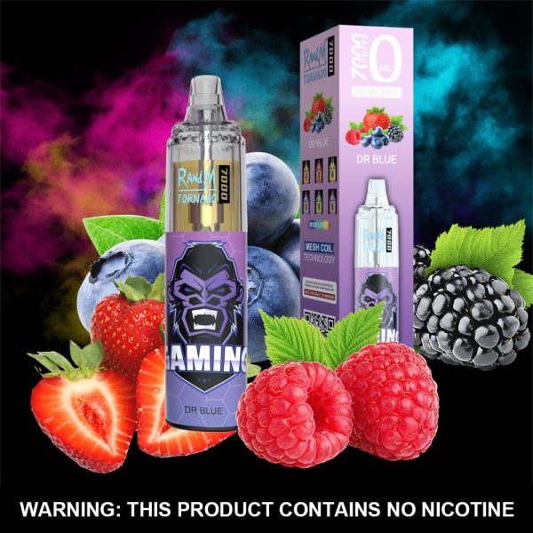 RAndM Tornado 7000 Puffs Disposable Vape - 0% Nicotine