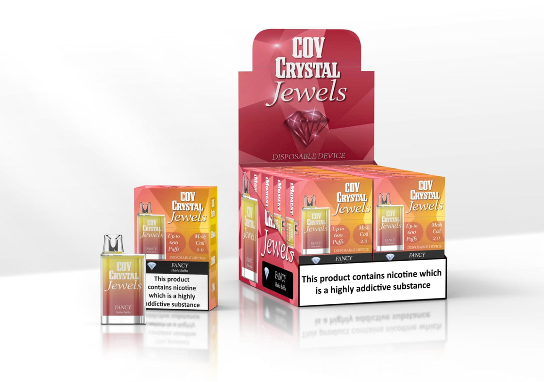 COV Crystal Jewels 600 Puff Disposable Vape Pod - 20mg - #Simbavapes#