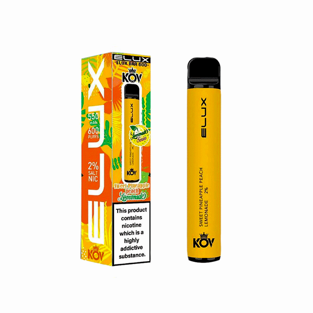 ELUX KOV Lemonade Series 600 Disposable Vape Pod - simbavapes