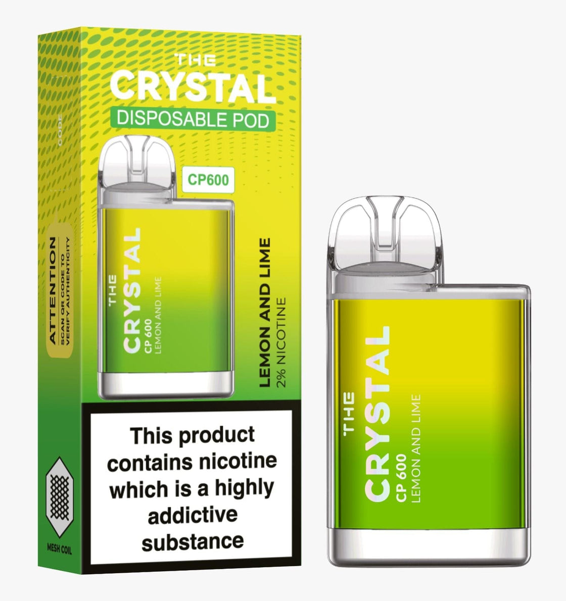 The Crystal CP600 Disposable Vape Puff Bar Mini Pod - #Simbavapes#